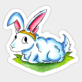 Bunny Fluff Sticker